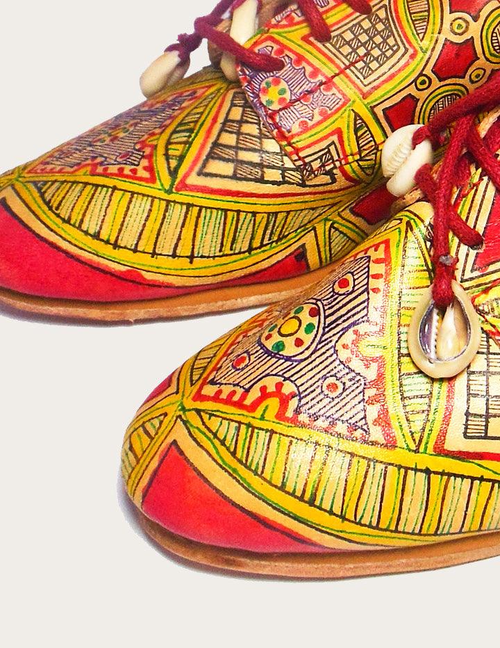 Handmade Genuine Leather Derby Shoe for Women - Slow Chic Fashion