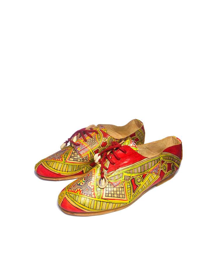 Handmade Genuine Leather Derby Shoe for Women - Slow Chic Fashion