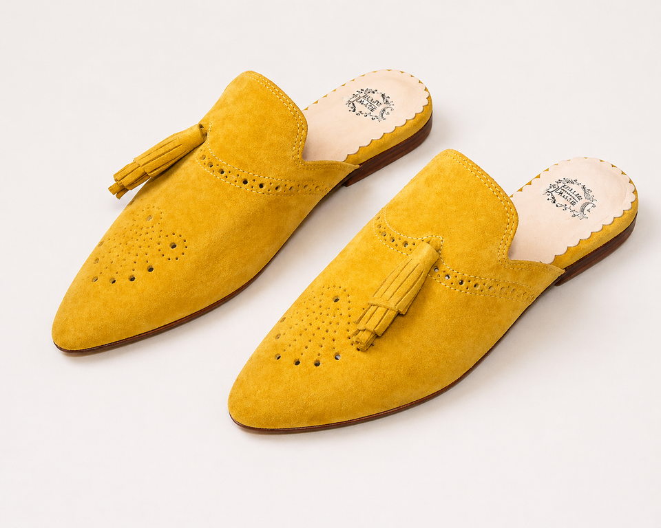 Paris Leather Mule — Tassel Edition