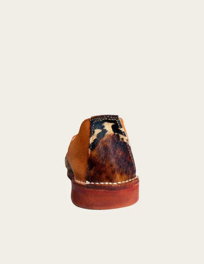 Leopard Suede Leather Derby Shoe, Handrafted Leather Oxford Slow Chic Fashion