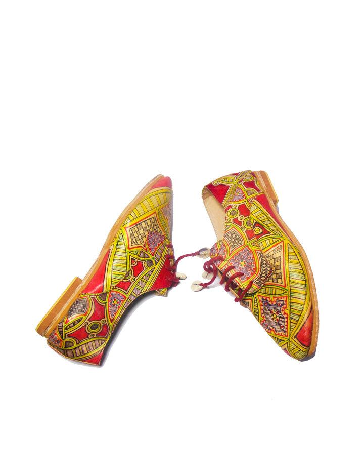 Handmade Genuine Leather Derby Shoe for Women - Slow Chic Fashion