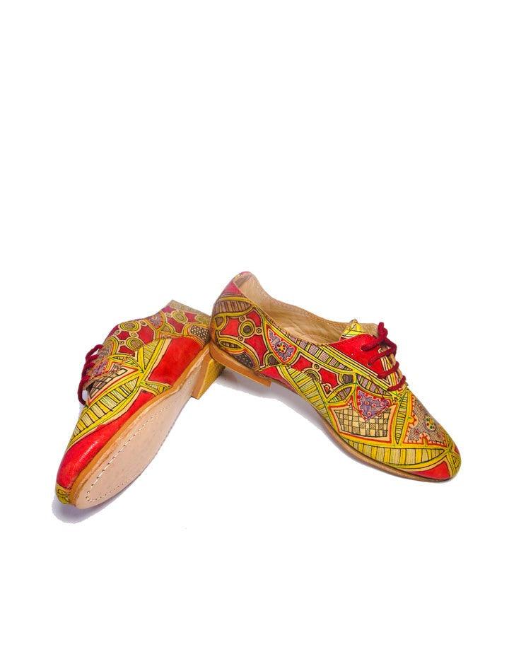 Handmade Genuine Leather Derby Shoe for Women - Slow Chic Fashion