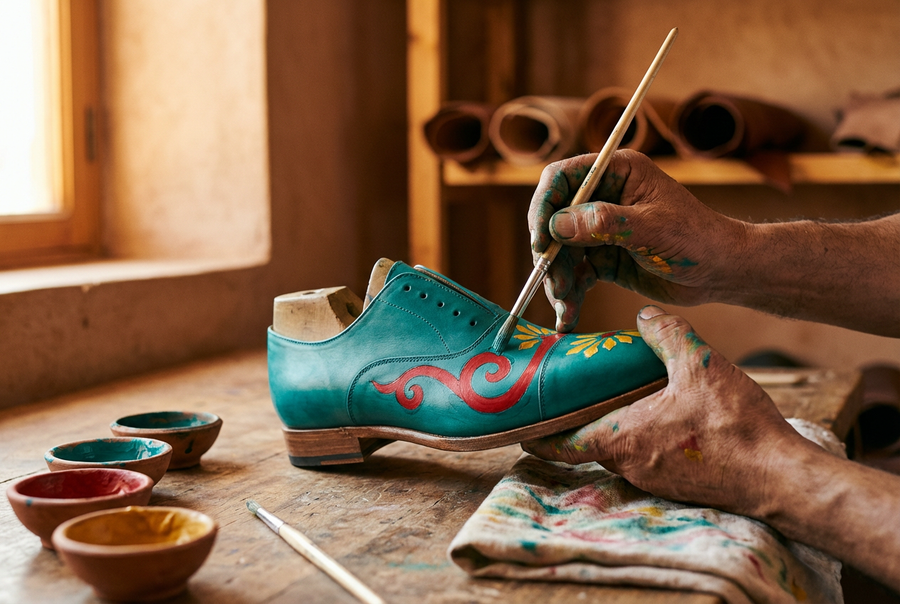 Painted by hand